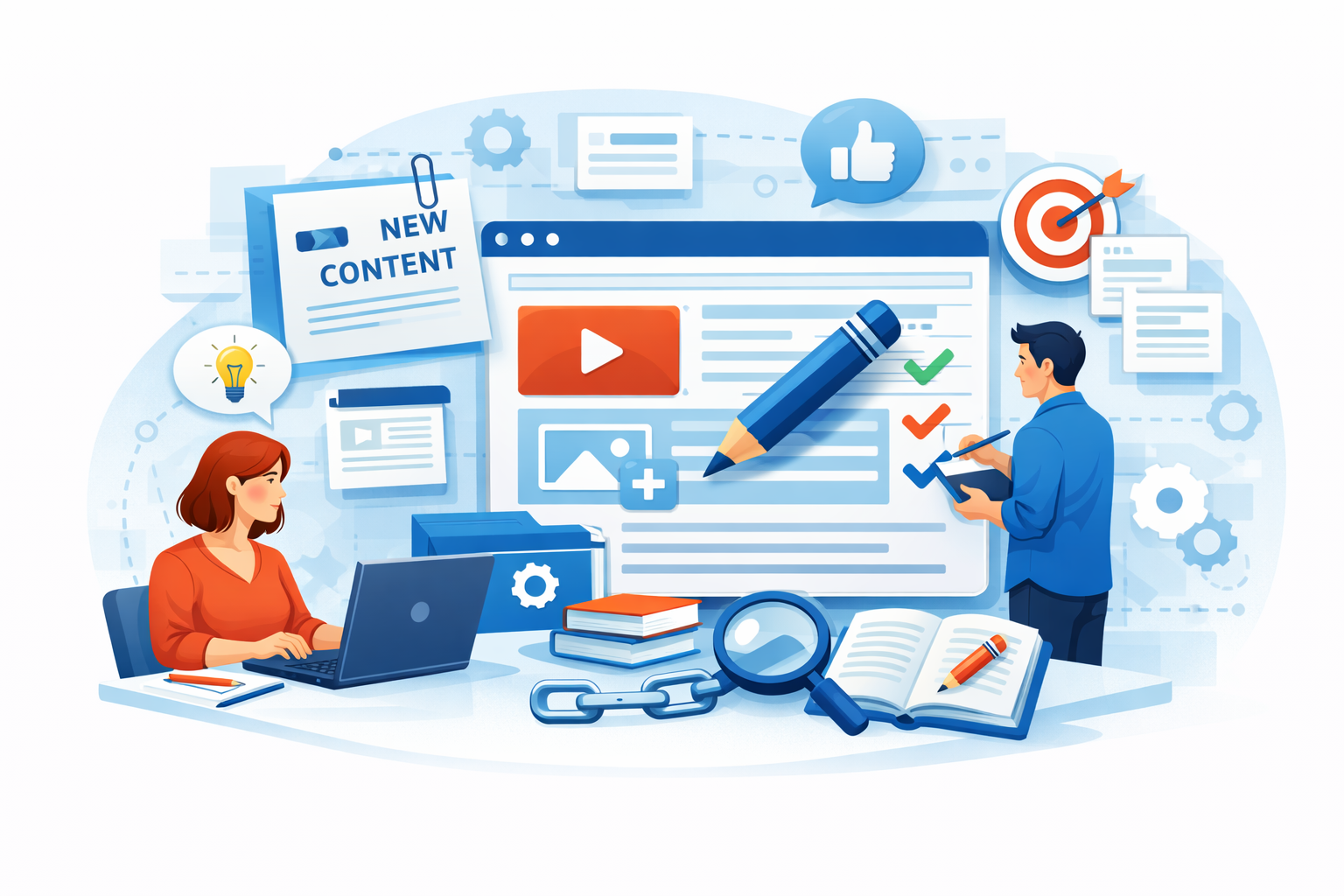 Illustration du marketing digital