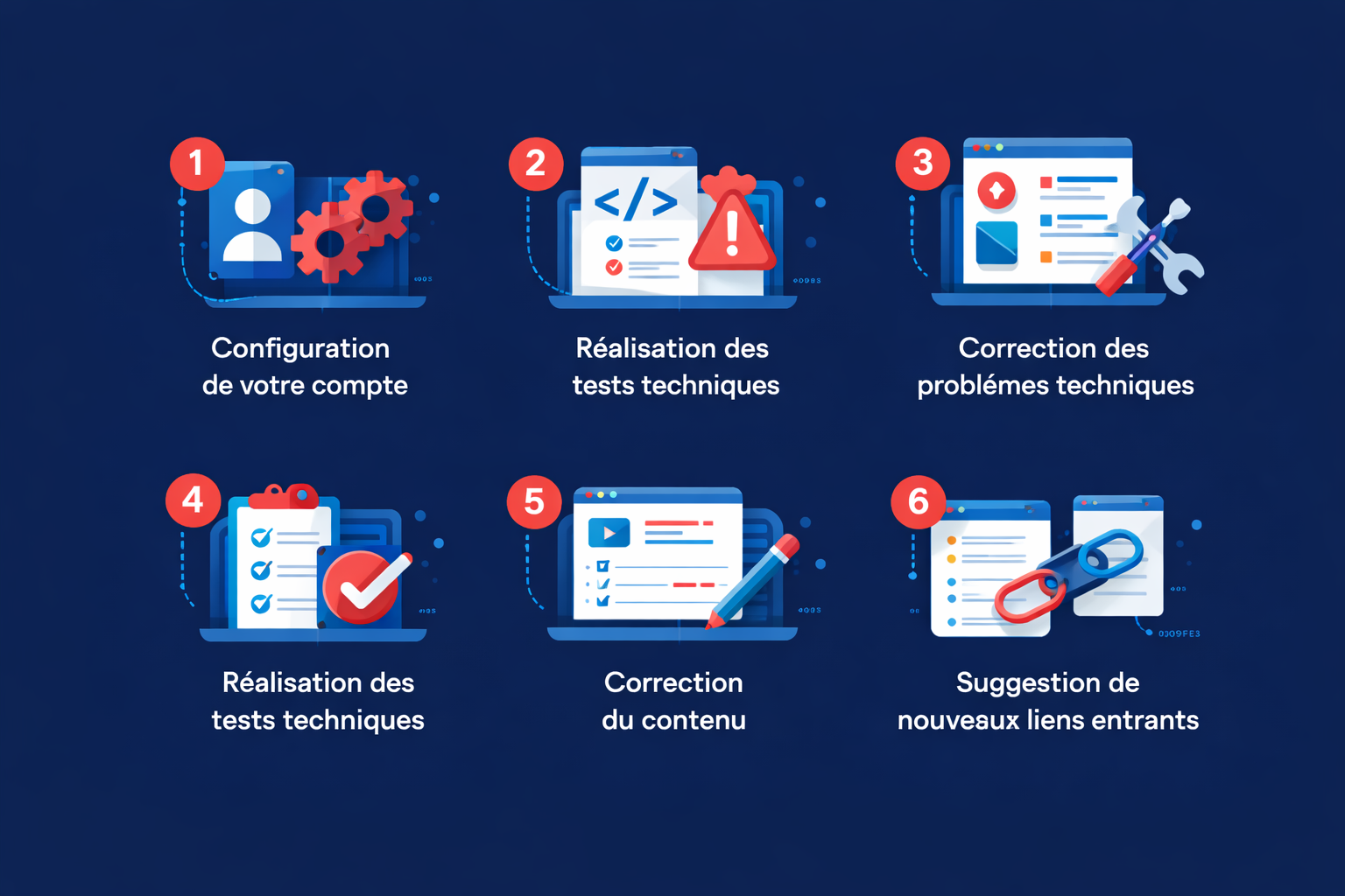 Processus amelioration du SEO